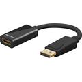 Goobay DisplayPort / HDMI Adapter Kabel - Vergoldet - Schwarz