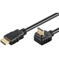 Goobay 90-Grad Abgewinkelt HDMI 2.0 Kabel mit Internet - 3m