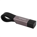iDiskk UC001 USB-A / Lightning Speicherstick - 16GB - Purpur / Schwarz