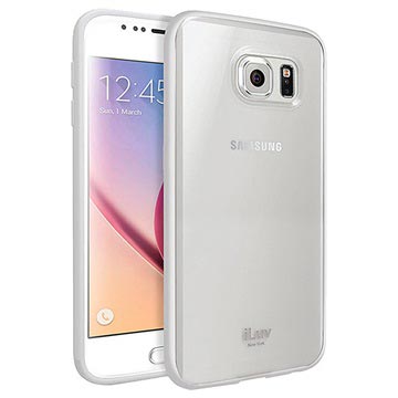 Samsung Galaxy S6 iLuv Vyneer Dual Layer Hybrid Case - Weiß