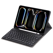 iPad Pro 11 2024/2025 Bluetooth Tastaturhülle - Schwarz