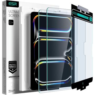iPad Pro 11 2024/2025 ESR Armorite Displayschutzfolie aus gehärtetem Glas - 9H, 0.3mm - 2 Stk.