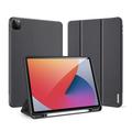 iPad Pro 12.9 2020/2021/2022 Dux Ducis Domo Tri-Fold Smart Folio Hülle - Schwarz