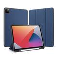 iPad Pro 12.9 2020/2021/2022 Dux Ducis Domo Tri-Fold Smart Folio Hülle - Blau