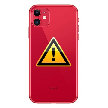 iPhone 11 Akkufachdeckel Reparatur - inkl. Rahmen - Rot