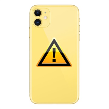 iPhone 11 Akkufachdeckel Reparatur - inkl. Rahmen - Gelb