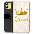 iPhone 11 Premium Schutzhülle mit Geldbörse - Königin
