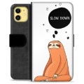iPhone 11 Premium Schutzhülle mit Geldbörse - Slow Down