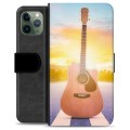 iPhone 11 Pro Premium Schutzhülle mit Geldbörse - Gitarre