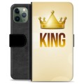 iPhone 11 Pro Premium Schutzhülle mit Geldbörse - König