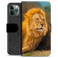 iPhone 11 Pro Premium Schutzhülle mit Geldbörse - Löwe