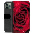 iPhone 11 Pro Premium Schutzhülle mit Geldbörse - Rose
