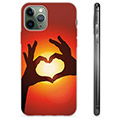 iPhone 11 Pro TPU Hülle - Herz-Silhouette