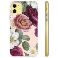 iPhone 11 TPU Hülle - Romantische Blumen