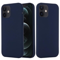 iPhone 12 Mini Liquid Silikonhülle - MagSafe-kompatibel - Dunkel Blau