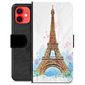 iPhone 12 mini Premium Schutzhülle mit Geldbörse - Paris
