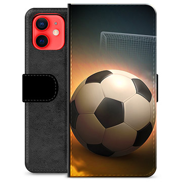 iPhone 12 mini Premium Schutzhülle mit Geldbörse - Fußball