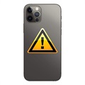 iPhone 12 Pro Akkufachdeckel Reparatur - inkl. Rahmen - Schwarz