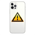 iPhone 12 Pro Max Akkufachdeckel Reparatur - inkl. Rahmen - Silber