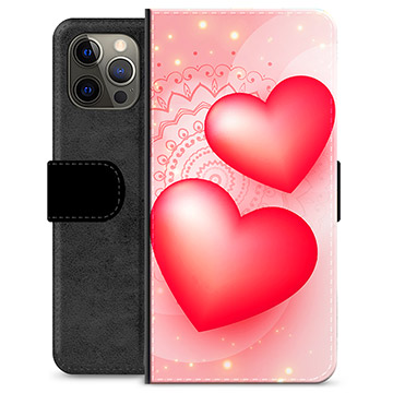 iPhone 12 Pro Max Premium Schutzhülle mit Geldbörse - Liebe