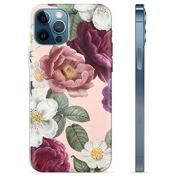iPhone 12 Pro TPU Hülle - Romantische Blumen