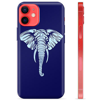 iPhone 12 mini TPU Hülle - Elefant