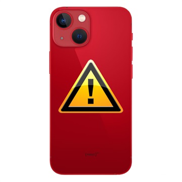 iPhone 13 Akkufachdeckel Reparatur - inkl. Rahmen - Rot
