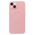 iPhone 13 Silikonhülle mit Kameraschutz - MagSafe-kompatibel - Pink