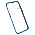 iPhone 14 Magnetisches Cover mit Panzerglas - Blau