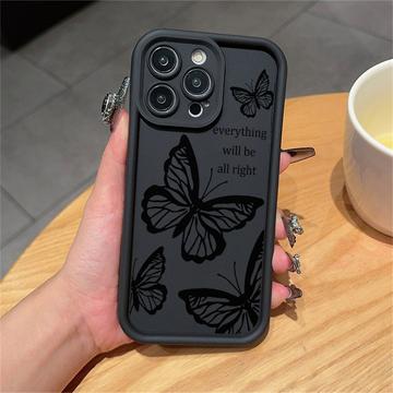 iPhone 14 Pro TPU-Hülle mit Schmetterlings-Print