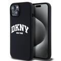 iPhone 15 DKNY Liquid Silicone Arch Logo Case - MagSafe-kompatibel - Schwarz
