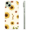 iPhone 15 Plus TPU Hülle - Sonnenblume