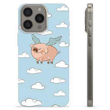 iPhone 15 Pro Max TPU Hülle - Fliegendes Schwein