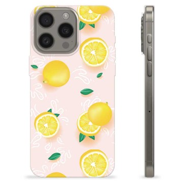 iPhone 15 Pro Max TPU Hülle - Zitronen-Muster