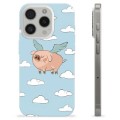 iPhone 15 Pro TPU Hülle - Fliegendes Schwein