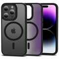 iPhone 15 Pro Tech-Protect Magmat Hülle - MagSafe-kompatibel - Matt Schwarz