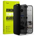 iPhone 15 Ringke TG Privatsphäre gehärtetes Glas Displayschutzfolie - schwarzer Rand