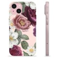 iPhone 15 TPU Hülle - Romantische Blumen