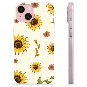 iPhone 15 TPU Hülle - Sonnenblume