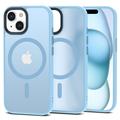 iPhone 15 Tech-Protect Magmat Hülle - MagSafe-kompatibel - Himmelblau / Durchscheinend