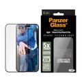 iPhone 16 Plus/15 Plus PanzerGlass Ceramic Protection Ultra-Wide Fit EasyAligner Panzerglas - 9H - Schwarzer Rand