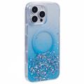 iPhone 16 Pro Max Sparkle Glow MagSafe Hülle - Blau