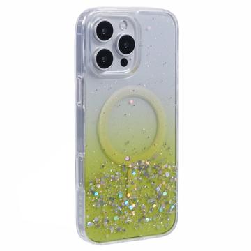 iPhone 16 Pro Max Sparkle Glow MagSafe Hülle - Gelb