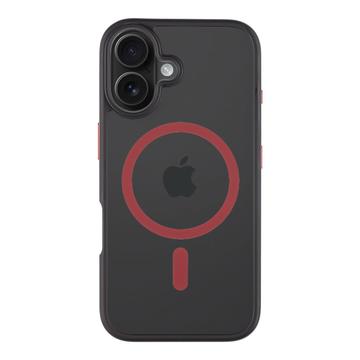 iPhone 16 Tactical MagForce Hyperstealth 2.0 MagSafe Hülle - Schwarz / Rot