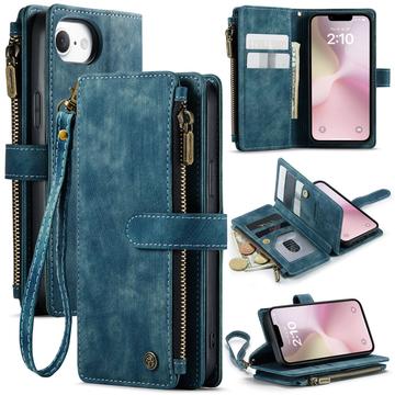 iPhone 16e Caseme C30 Multifunktions Wallet Hülle - Blau