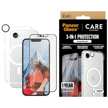 iPhone 16e PanzerGlass Care Flagship 3-in-1 Bundle - Klar