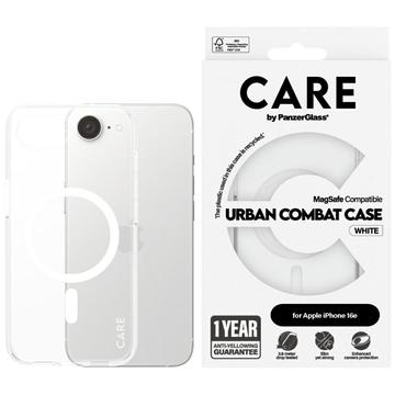 iPhone 16e PanzerGlass Care Urban Combat Hülle - MagSafe kompatibel - Weiß