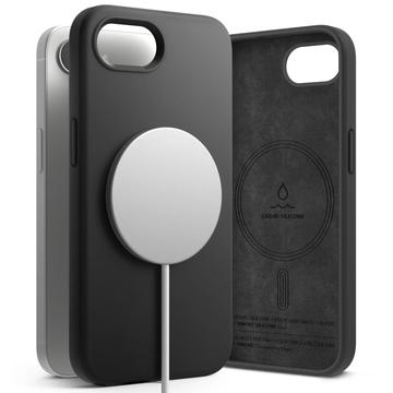 iPhone 16e Ringke Liquid Silicone MagSafe Hülle - Schwarz