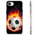 iPhone 16e TPU Hülle - Fußball Flamme
