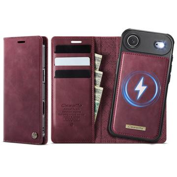 iPhone Air Caseme C49 2-in-1 abnehmbare Wallet Hülle - MagSafe-kompatibel, RFID - Rot